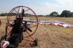 Paragliding flight