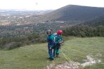 Paragliding flight